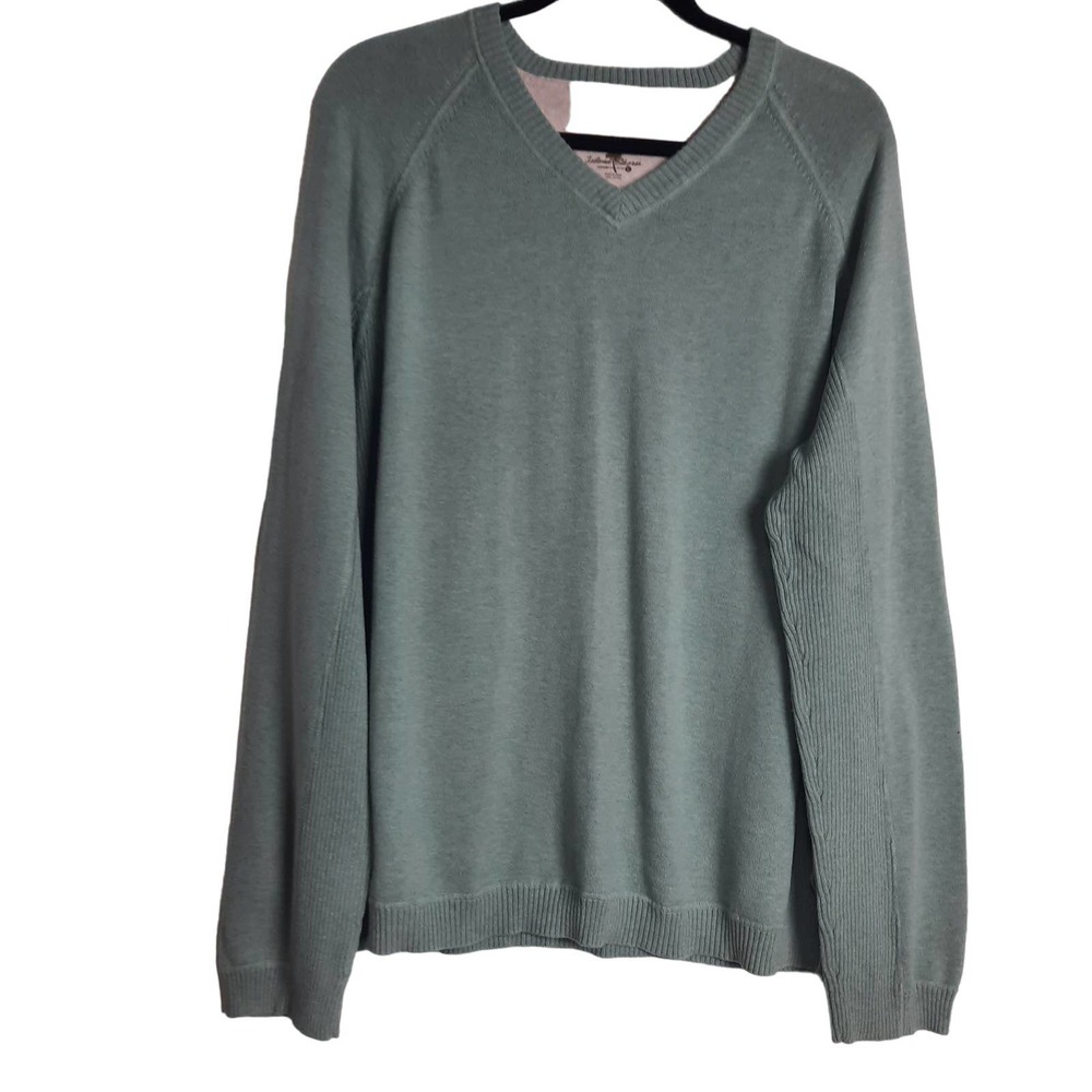 Island Shores Unisex Cotton‎ Sea Breeze Pullover V Neck Long Sleeve L